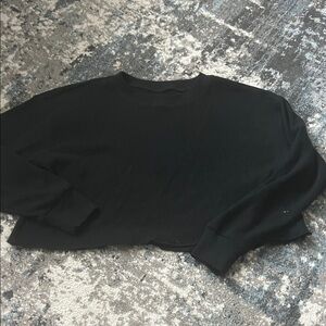 Katie J NYC Black Long Sleeve Tee